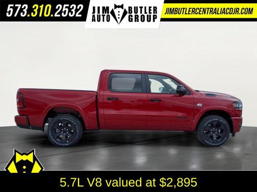 Molten Red Pearlcoat 2026 RAM 1500 Big Horn/Lone Star
