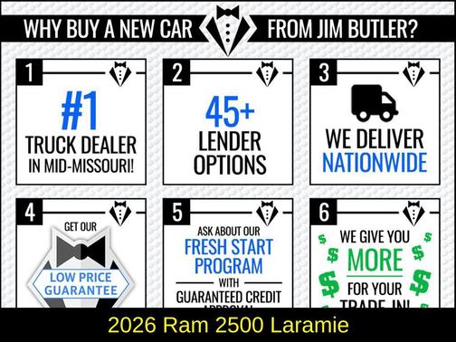 2026 RAM 2500 Laramie Crew Cab 4x4 6'4' Box