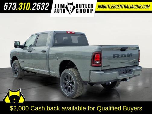 Ceramic Gray Clearcoat 2026 RAM 2500 Big Horn Crew Cab 4x4 6'4' Box