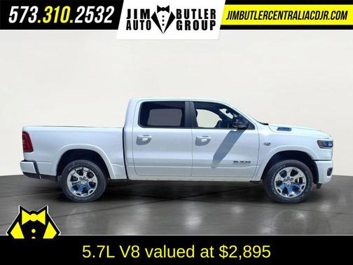 Bright White Clearcoat 2026 RAM 1500 Big Horn/Lone Star