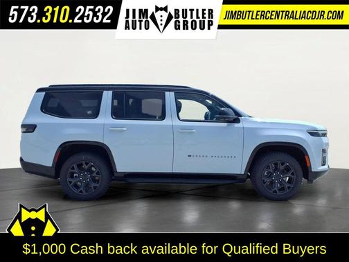 Bright White Clearcoat 2026 Jeep Grand Wagoneer Upland