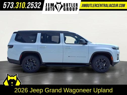 Bright White Clearcoat 2026 Jeep Grand Wagoneer Upland
