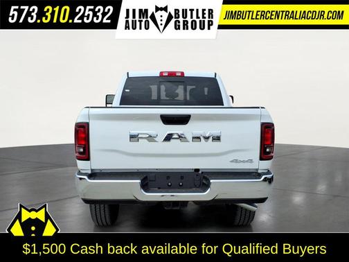 Bright White Clearcoat 2026 RAM 2500 Tradesman Crew Cab 4x4 6'4' Box