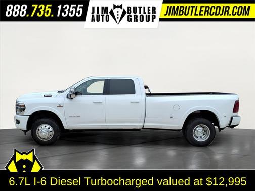 Bright White Clearcoat 2026 RAM 3500 Longhorn