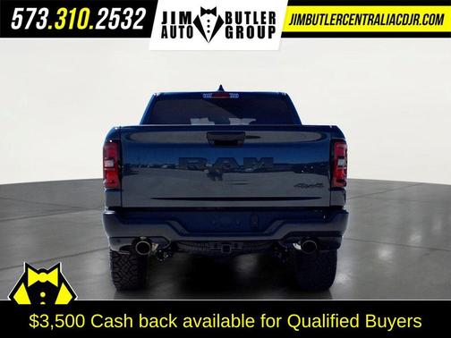 Forged Blue Metallic 2026 RAM 1500 Warlock Crew Cab 4x4 5'7' Box