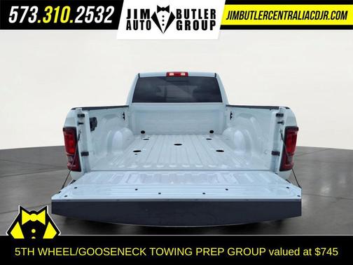 Bright White Clearcoat 2026 RAM 2500 Black Express Crew Cab 4x4 6'4' Box