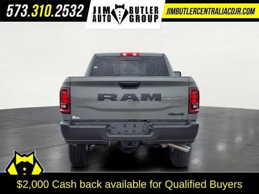 Ceramic Gray Clearcoat 2026 RAM 2500 Tradesman Crew Cab 4x4 6'4' Box