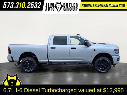 Silver Zynith 2026 RAM 2500 Black Express Crew Cab 4x4 6'4' Box