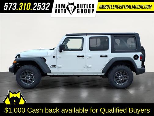 Bright White Clearcoat 2026 Jeep Wrangler Sport S