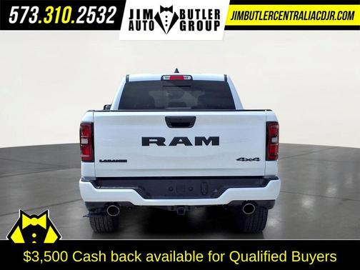 Bright White Clearcoat 2026 RAM 1500 Laramie