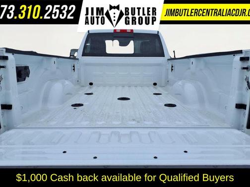 Bright White Clearcoat 2026 RAM 3500 Tradesman Regular Cab 4x4 8' Box