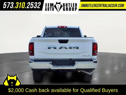 Bright White Clearcoat 2026 RAM 2500 Tradesman Crew Cab 4x4 6'4' Box