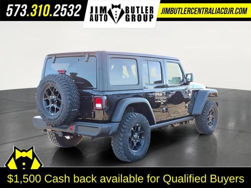 Black Clearcoat 2026 Jeep Wrangler Willys
