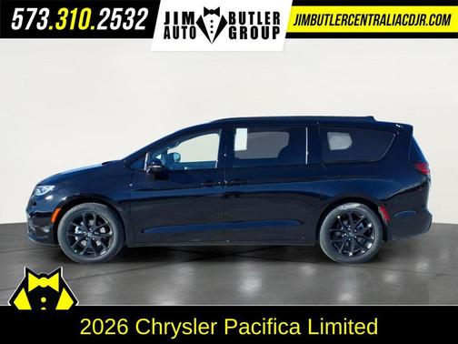Diamond Black Crystal Pearlcoat 2026 Chrysler Pacifica Limited