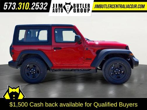 Firecracker Red Clearcoat 2026 Jeep Wrangler Sport