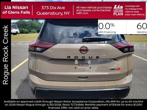 2026 Nissan Rogue Rock Creek