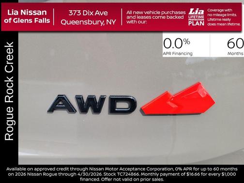 2026 Nissan Rogue Rock Creek