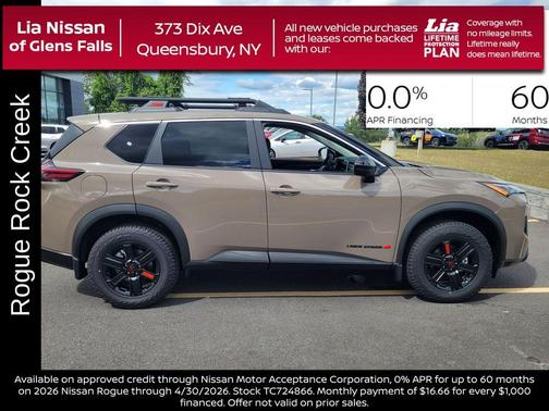 2026 Nissan Rogue Rock Creek