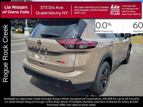2026 Nissan Rogue Rock Creek