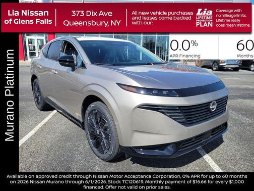 Champagne Silve 2026 Nissan Murano Platinum