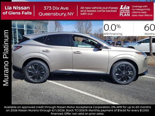 Champagne Silve 2026 Nissan Murano Platinum
