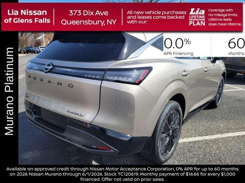 Champagne Silve 2026 Nissan Murano Platinum