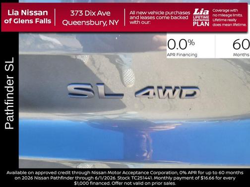 Gun Metallic 2026 Nissan Pathfinder SL