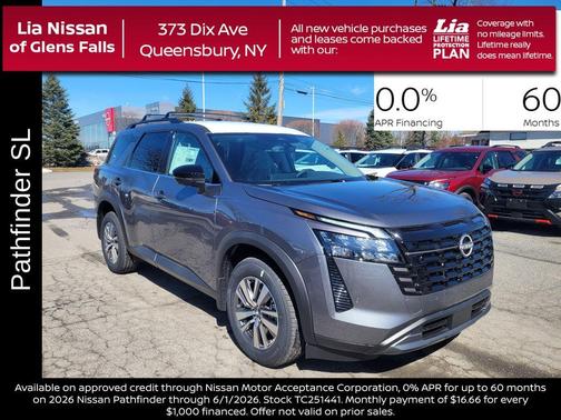 Gun Metallic 2026 Nissan Pathfinder SL