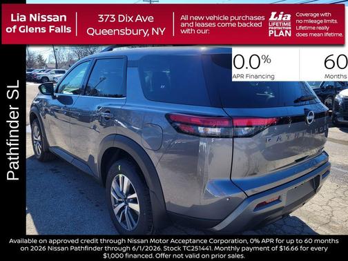 Gun Metallic 2026 Nissan Pathfinder SL
