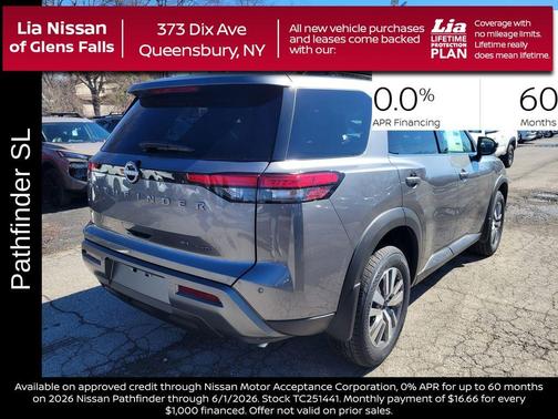 Gun Metallic 2026 Nissan Pathfinder SL
