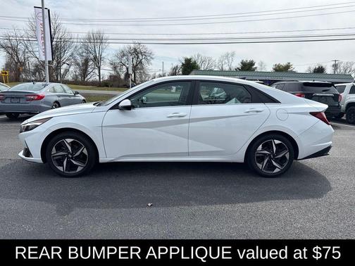 Quartz White 2021 Hyundai ELANTRA Limited