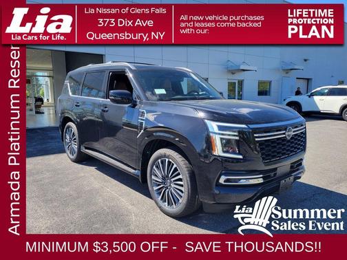 Black 2026 Nissan Armada PLRES