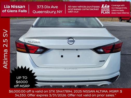 2025 Nissan Altima SV