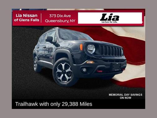Black Clearcoat 2020 Jeep Renegade Trailhawk