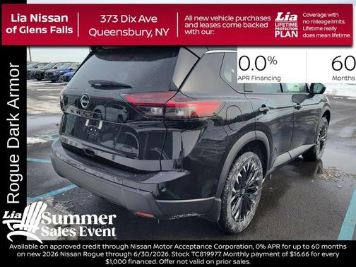 Black 2026 Nissan Rogue Dark Armor