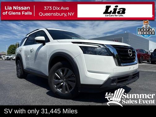 Glacier White 2025 Nissan Pathfinder SV
