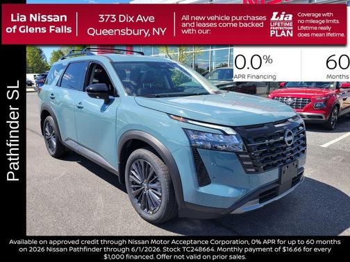 Baltic Teal 2026 Nissan Pathfinder SL