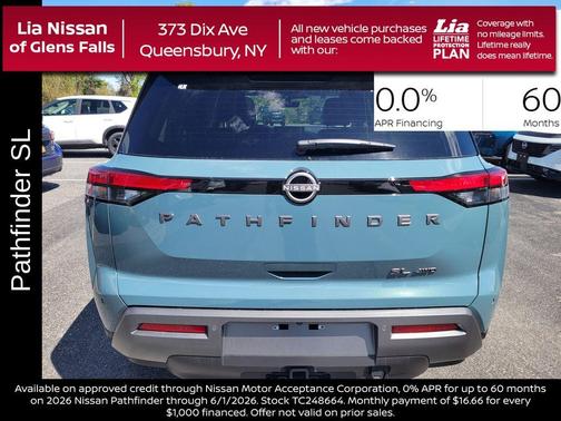 Baltic Teal 2026 Nissan Pathfinder SL