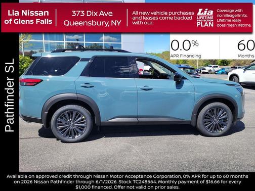 Baltic Teal 2026 Nissan Pathfinder SL