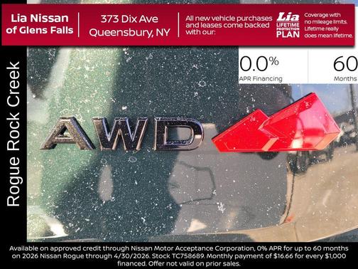 2026 Nissan Rogue Rock Creek