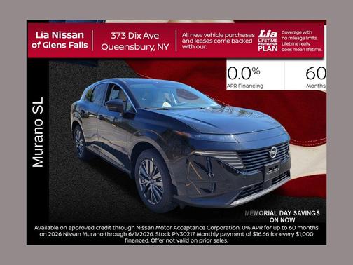 Super Black 2026 Nissan Murano SL