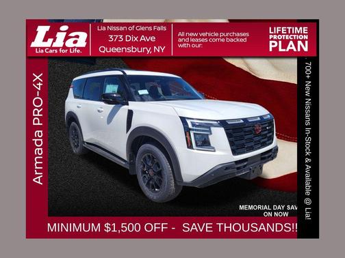 Aspen White 2026 Nissan Armada PRO-4X