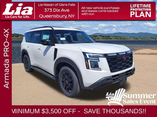Aspen White 2026 Nissan Armada PRO4X