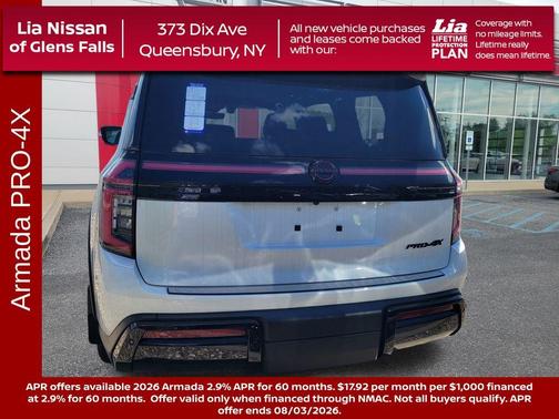 Aspen White 2026 Nissan Armada PRO4X