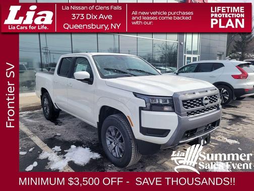 Glacier White 2026 Nissan Frontier SV