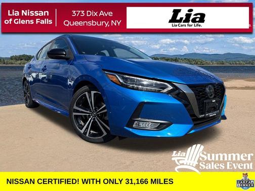 Electric Blue Metallic 2023 Nissan Sentra SR