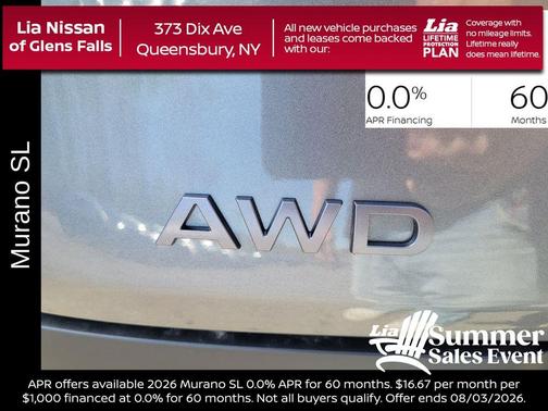 Gun Metallic 2026 Nissan Murano SL