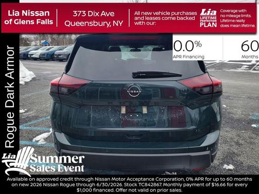 Obsidian Black 2026 Nissan Rogue Dark Armor