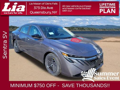 Gun Metallic 2026 Nissan Sentra SV