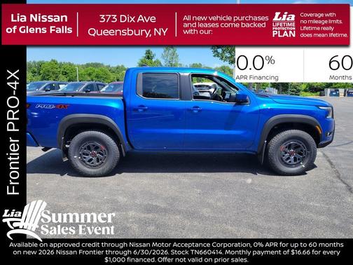 Bluestone Pearl 2026 Nissan Frontier PRO-4X